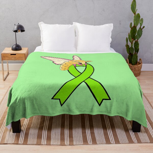 Item preview, Fluffy Moth Awareness Ribbon (green) designed and sold by CaitlynConnor.