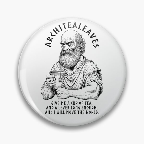Item preview, Tea Lovers Funny Archimedes Architealeaves Tea Drinker Math designed and sold by GrandeDuc.