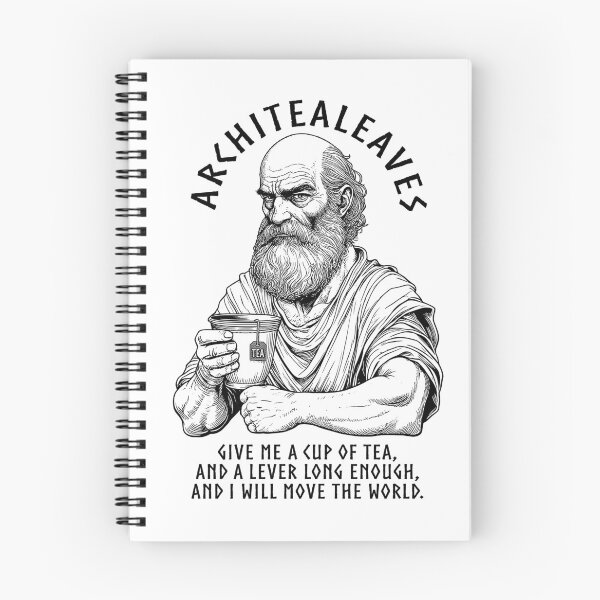 Item preview, Tea Lovers Funny Archimedes Architealeaves Tea Drinker Math designed and sold by GrandeDuc.