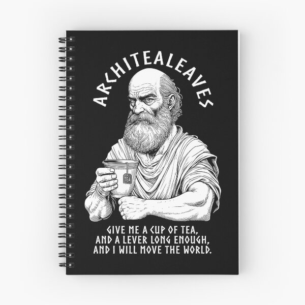 Item preview, Tea Lovers Funny Archimedes Architealeaves Tea Drinker Math designed and sold by GrandeDuc.