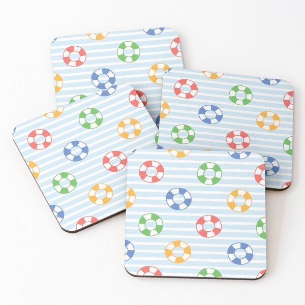 Item preview, Swimming ring seamless pattern designed and sold by SomAoHappyDay.