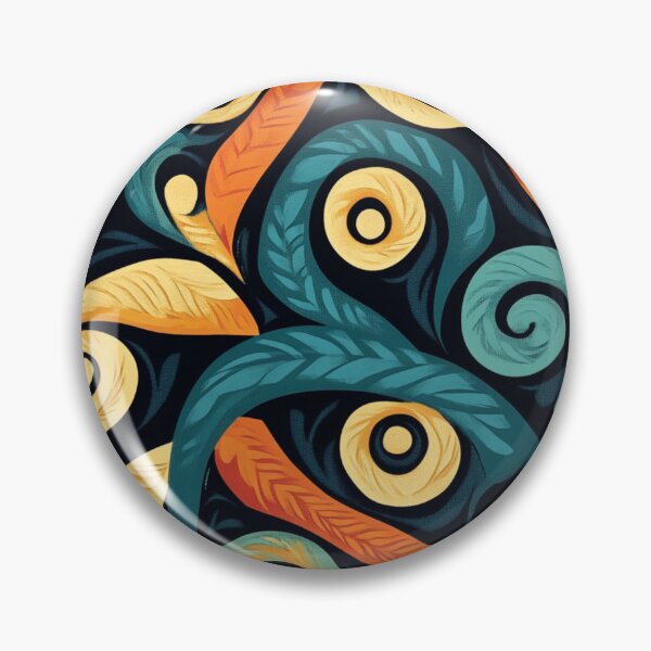 Item preview, New Zealand Paua Māori Pattern Koru Design 134 designed and sold by GrinGalore.