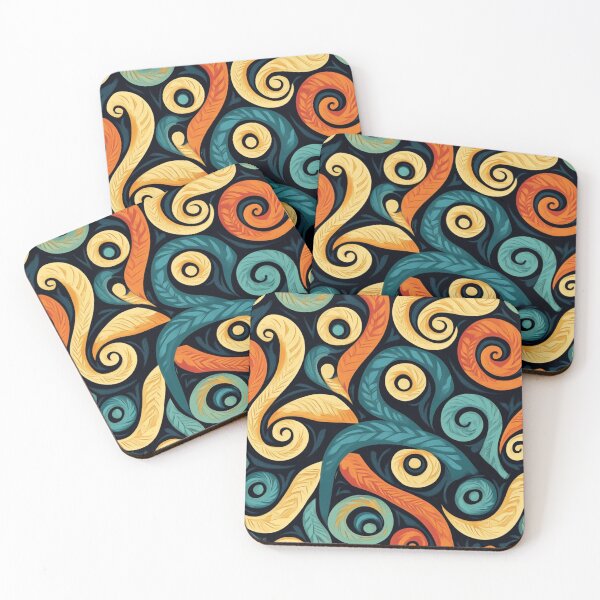 Item preview, New Zealand Paua Māori Pattern Koru Design 134 designed and sold by GrinGalore.