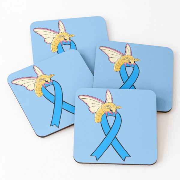 Item preview, Fluffy Moth Awareness Ribbon (blue) designed and sold by CaitlynConnor.