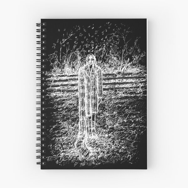 Item preview, Drawing of a woman in an ill fitting coat designed and sold by GothicByNature.