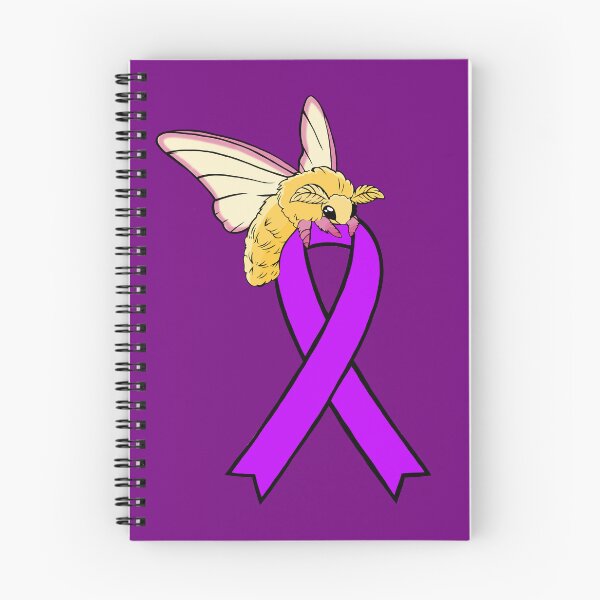 Item preview, Fluffy Moth Awareness Ribbon (Purple) designed and sold by CaitlynConnor.