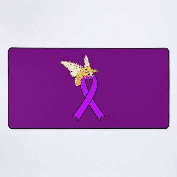 Item preview, Fluffy Moth Awareness Ribbon (Purple) designed and sold by CaitlynConnor.