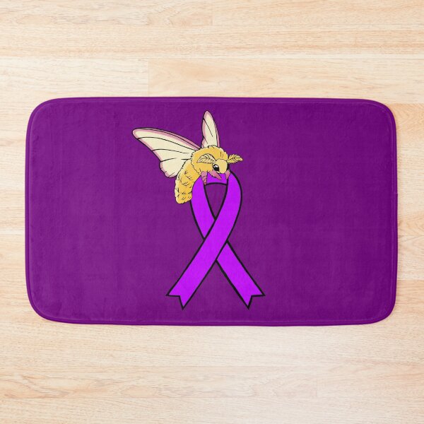 Item preview, Fluffy Moth Awareness Ribbon (Purple) designed and sold by CaitlynConnor.