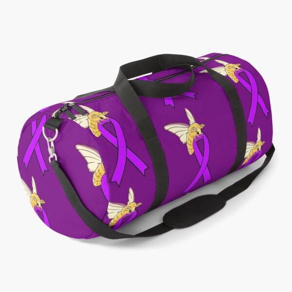 Item preview, Fluffy Moth Awareness Ribbon (Purple) designed and sold by Chronic Illness Awareness Shop.