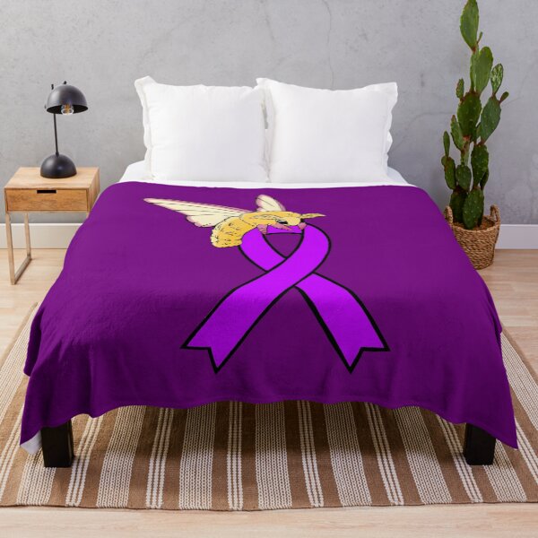 Item preview, Fluffy Moth Awareness Ribbon (Purple) designed and sold by CaitlynConnor.