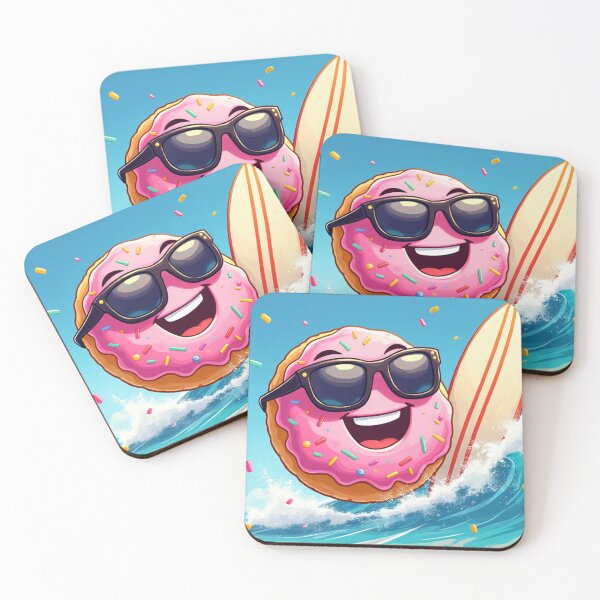 Item preview, "Surfing Donut – Fun & Funny Design" designed and sold by AVCART.