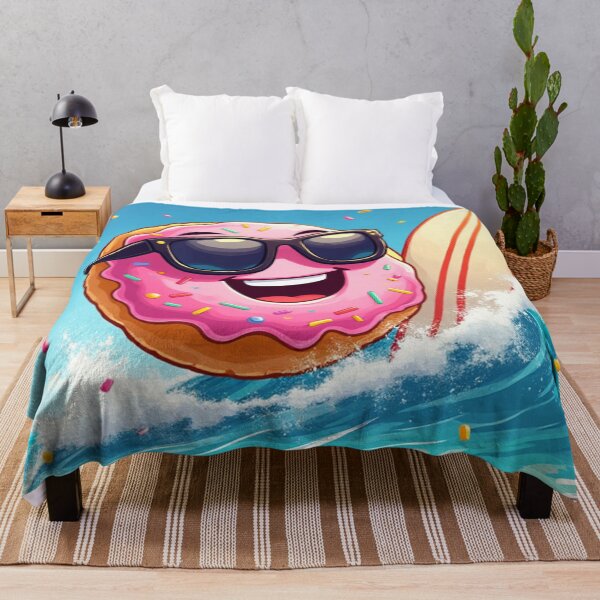 Item preview, "Surfing Donut – Fun & Funny Design" designed and sold by AVCART.