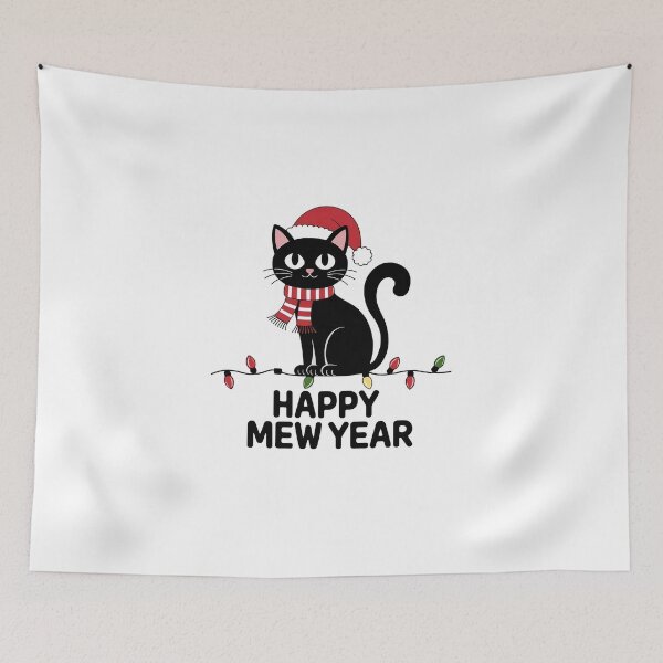 Item preview, Happy New Year Mew! designed and sold by aimene dahache.