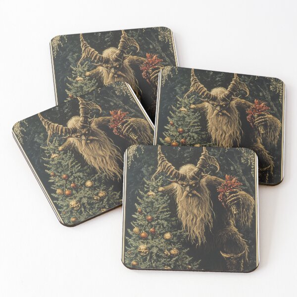 Item preview, Krampus Decorating Christmas Tree designed and sold by LonesomeKnight.