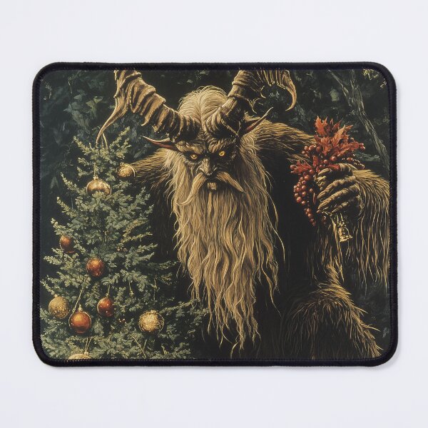 Item preview, Krampus Decorating Christmas Tree designed and sold by LonesomeKnight.