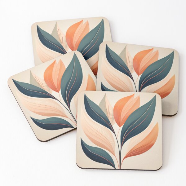 Item preview, Elegant Botanical Abstract with Soft Earthy Tones designed and sold by RaiyaTees.
