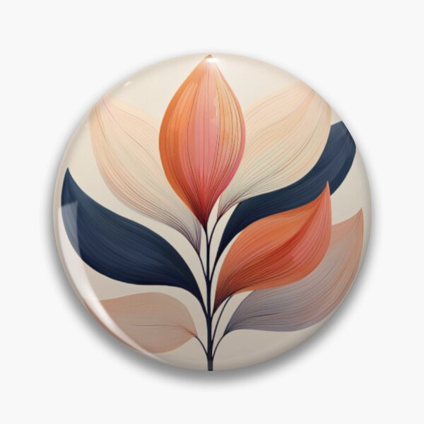 Item preview, Elegant Abstract Botanical Design with Earthy Tones designed and sold by RaiyaTees.