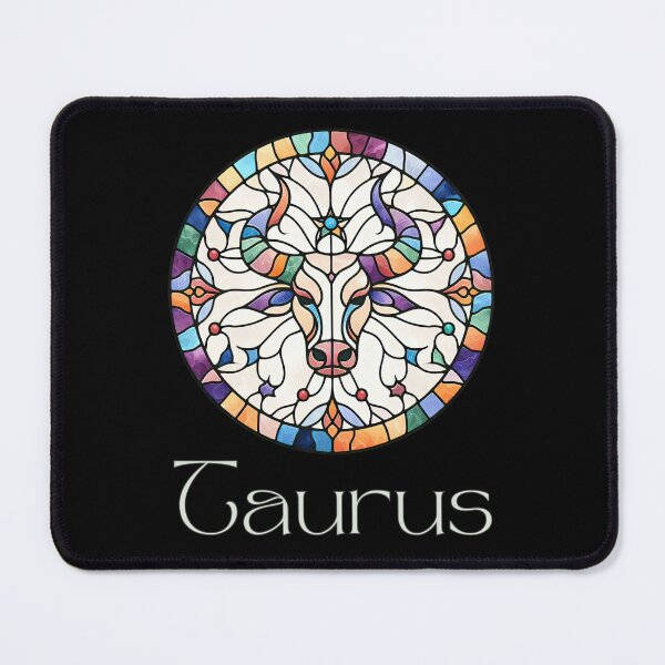 Item preview, Taurus Horoscope Sign - Zodiac Stained Glass designed and sold by DreamsArtwear.
