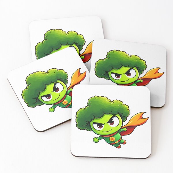 Item preview, "Super Broccoli – Heroic & Funny Design" designed and sold by AVCART.