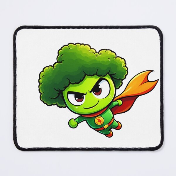 Item preview, "Super Broccoli – Heroic & Funny Design" designed and sold by AVCART.