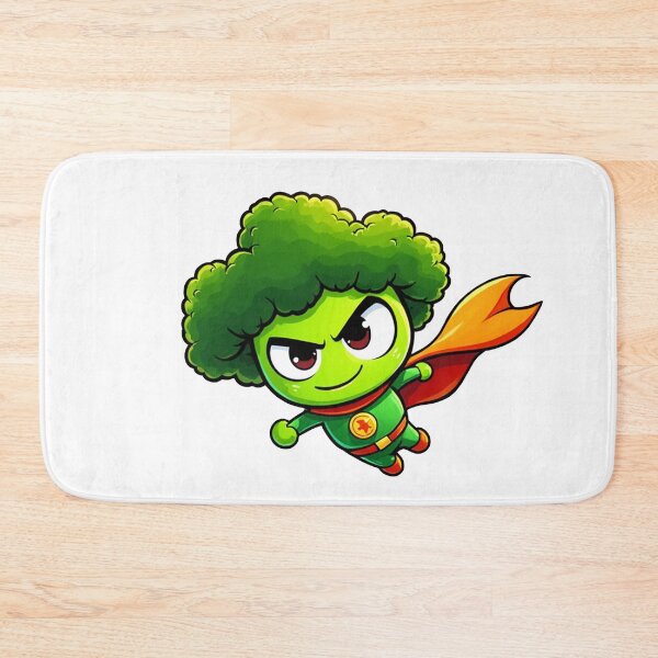 Item preview, "Super Broccoli – Heroic & Funny Design" designed and sold by AVCART.