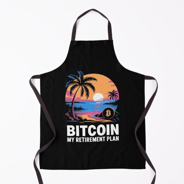 Item preview, Bitcoin Retirement Plan Tropical Beach Crypto Humor designed and sold by w1ckerman.