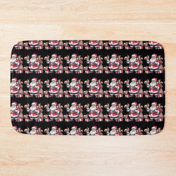 Item preview, American Santa Claus Holding Squirrel Present Xmas designed and sold by Artistoos.