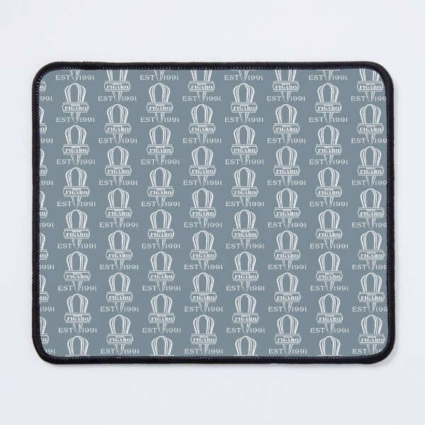 Item preview, Lapis Grey Nissan Figaro Fleur De Lys - Design 17 - Artwork in White designed and sold by thefigarostore.