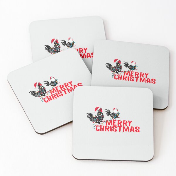 Item preview, Merry Christmas country life, vintage style poultry farm  designed and sold by coloursforkids.