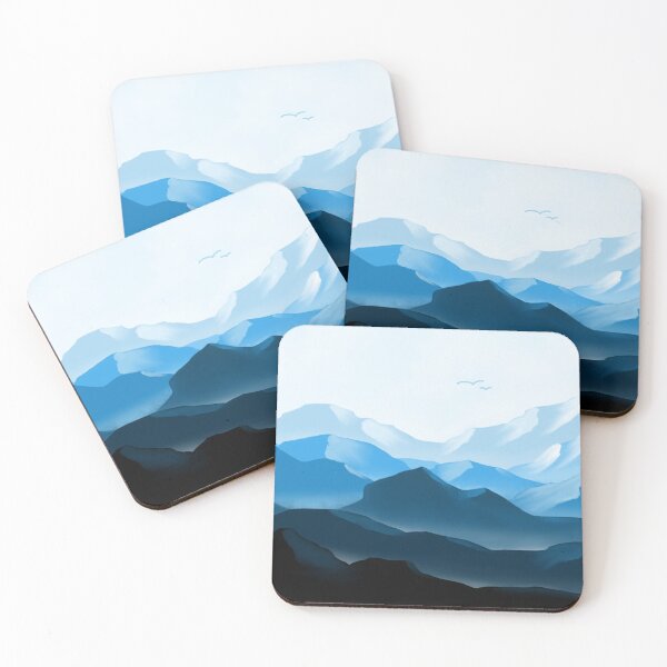 Item preview, Mountain-range landscape design designed and sold by Digiart Den.