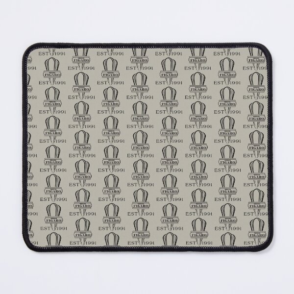 Item preview, Topaz Mist Nissan Figaro Fleur De Lys - Design 17 - Artwork in Black designed and sold by thefigarostore.