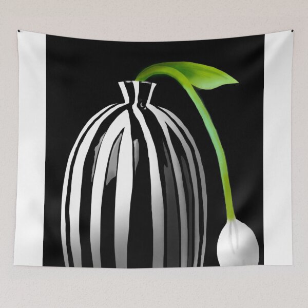 Item preview, Black And White Vase designed and sold by lawrencehyde.