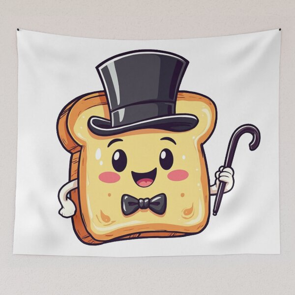 Item preview, "Toast Gentleman – Classy & Funny Design" designed and sold by AVCART.