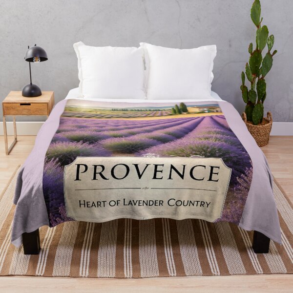 Item preview, Provence Vintage Travel Poster – Lavender Fields of France designed and sold by Ceemko's Vintage Corner.
