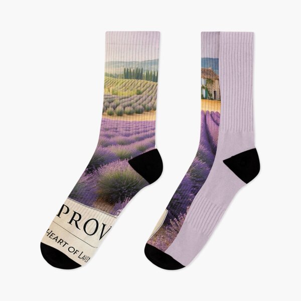 Item preview, Provence Vintage Travel Poster – Lavender Fields of France designed and sold by Ceemko's Vintage Corner.
