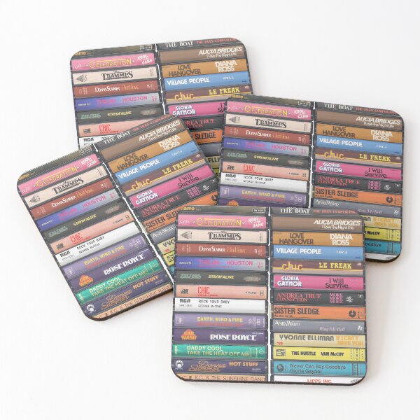 Item preview, Greatest Disco Music of all Time - Disco Anthems Cassette Print designed and sold by Mr Mustard Prints.