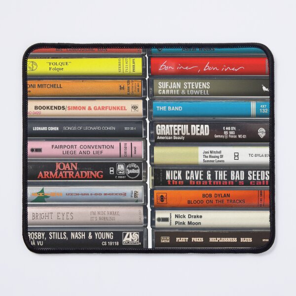 Item preview, Greatest Folk Music of All Time - Folk Cassette Print designed and sold by Mr Mustard Prints.