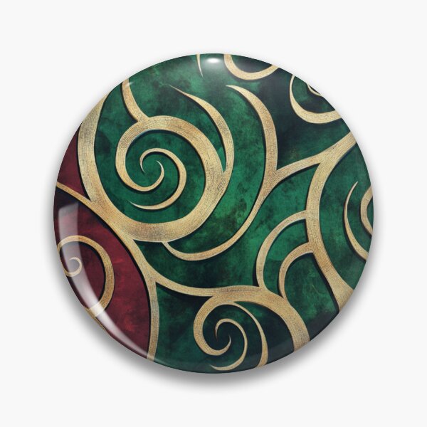 Item preview, New Zealand Māori Paua Pattern Koru Design 138 designed and sold by GrinGalore.