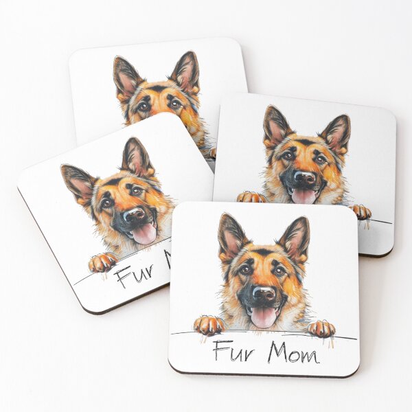 Item preview, German Shepherd Fur Mom-Cute Dog Lover  designed and sold by -justb-.