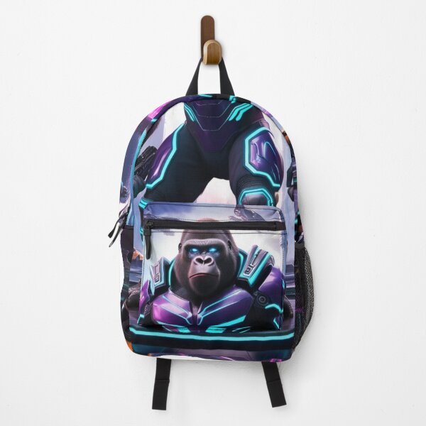 Item preview, Futuristic Cyberpunk Gorilla in Exosuit designed and sold by MrTrendyDesigns.