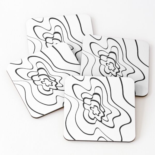 Item preview, Abstract  pattern - black and white. designed and sold by K.S ART.