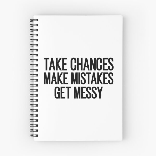 Item preview, take chances make mistakes get messy designed and sold by Luckyart5.