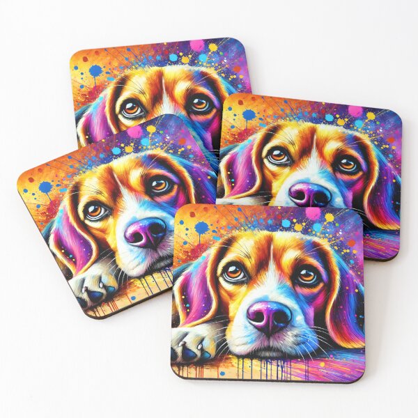 Item preview, Colorful Beagle Gaze designed and sold by ChrisButler.