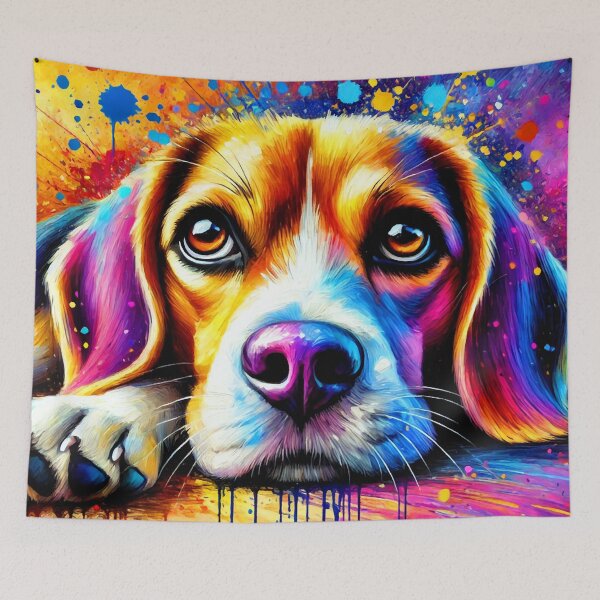 Item preview, Colorful Beagle Gaze designed and sold by ChrisButler.