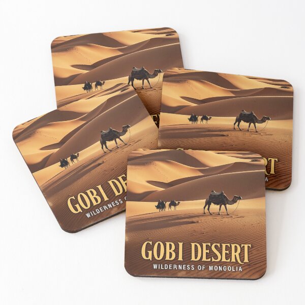 Item preview, Gobi Desert Vintage Poster – Mongolian Wilderness Art Print designed and sold by Ceemko's Vintage Corner.