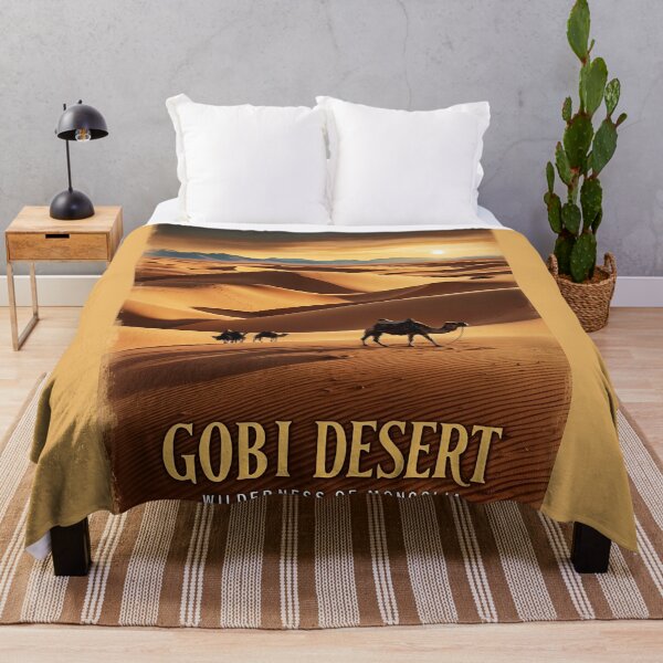 Item preview, Gobi Desert Vintage Poster – Mongolian Wilderness Art Print designed and sold by Ceemko's Vintage Corner.