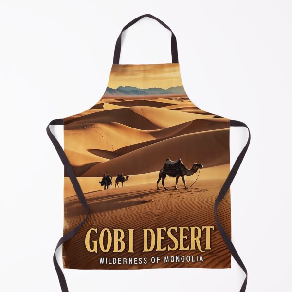 Item preview, Gobi Desert Vintage Poster – Mongolian Wilderness Art Print designed and sold by Ceemko's Vintage Corner.
