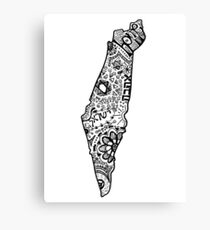 Hipster Israel Zentangle Leinwanddruck