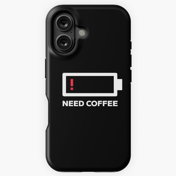 Item preview, Low Battery, Need Coffee designed and sold by Bleak Shirt.