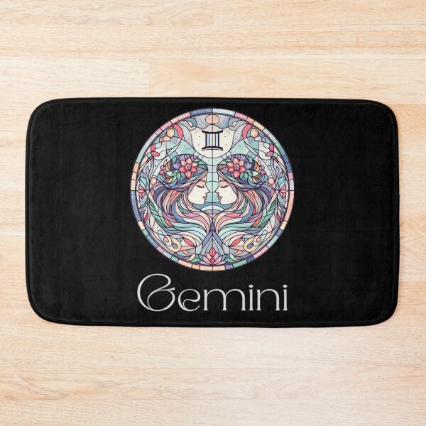 Item preview, Gemini Horoscope Sign - Zodiac Stained Glass designed and sold by DreamsArtwear.